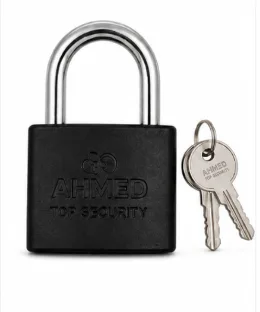 Ahmed Black Padlock 50mm